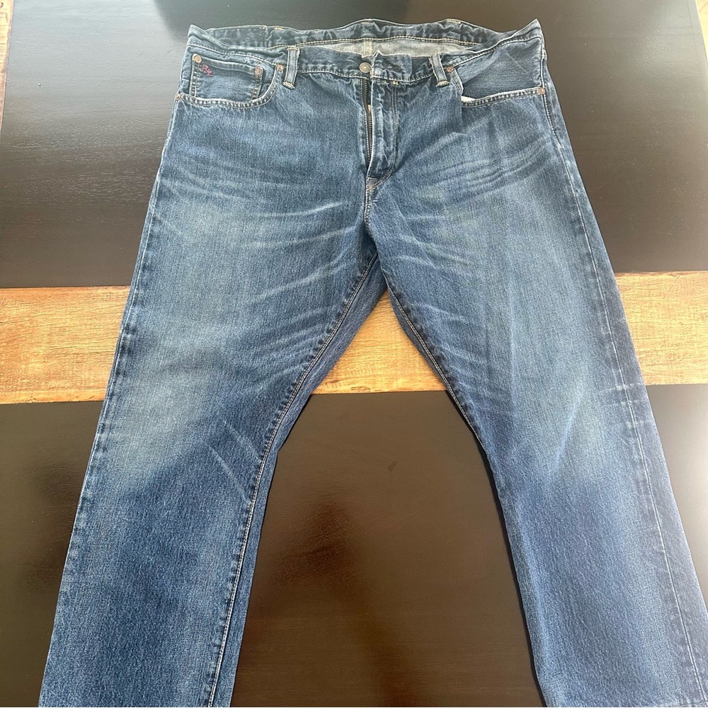 Polo Ralph Lauren Men's Varick Slim Straight Jeans 38X26 Custom hem (Tag 38x30)